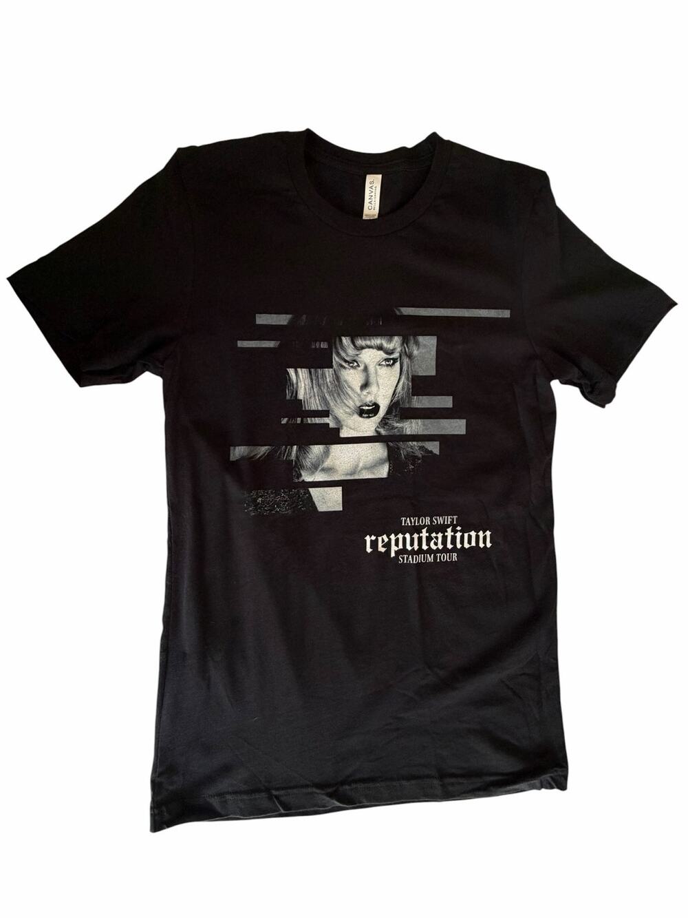 Taylor Swift Reputation Stadium Tour Black Graphic Tee S Swiftie Concert Merch